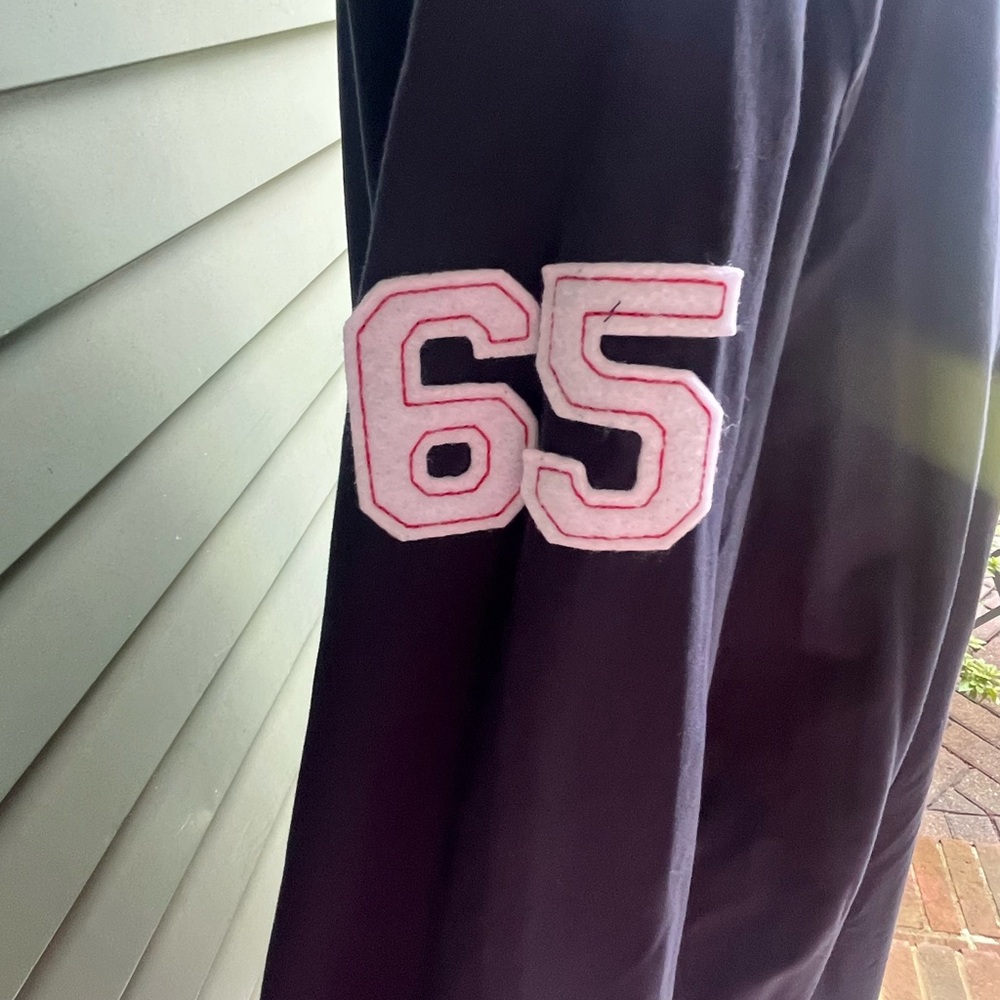 Cute Vavy and Red Women's Teddy Bear Sleep Shirt - Picture 4 of 8